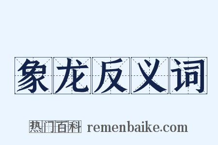 象龙反义词是什么意思的图片